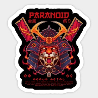 paranoid Sticker